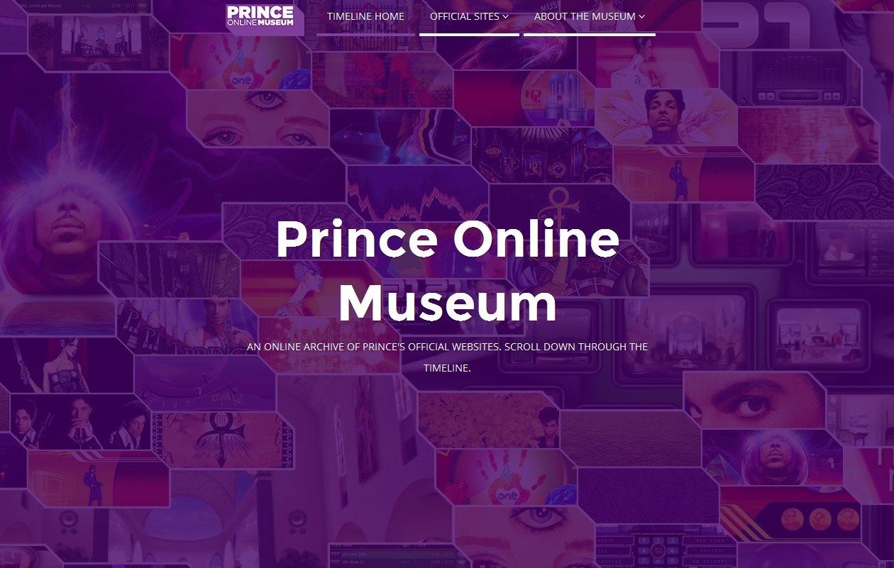 Prince’s web history collated for fans in online museum