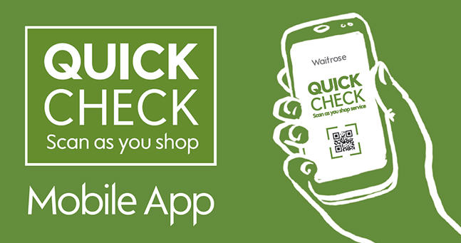 Waitrose rolls out "scan as you shop" Quick Check mobile app