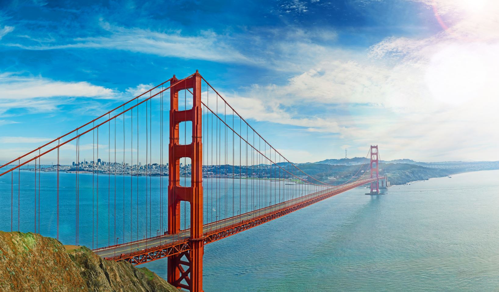 You'll have to zoom in A LOT to see a car in Bentley's ultra-high res Golden Gate Bridge ad